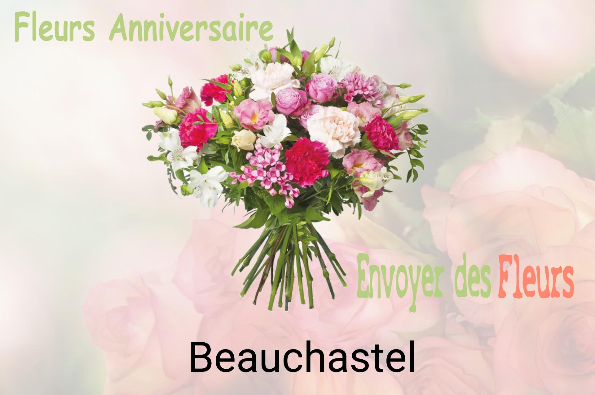 Bouquet de fleurs d’anniversaire livré à Beauchastel